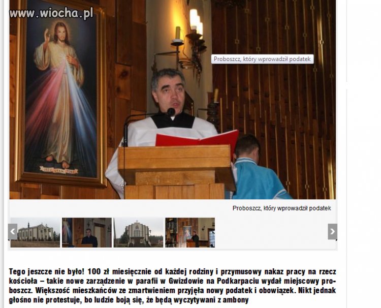 Ksiądz opodatkował Wieś