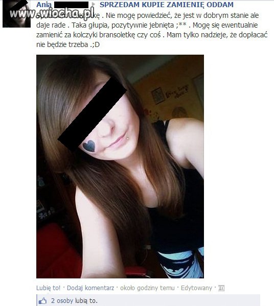 Sprzedam koleżankę.