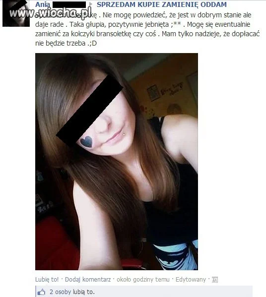 Sprzedam koleżankę.