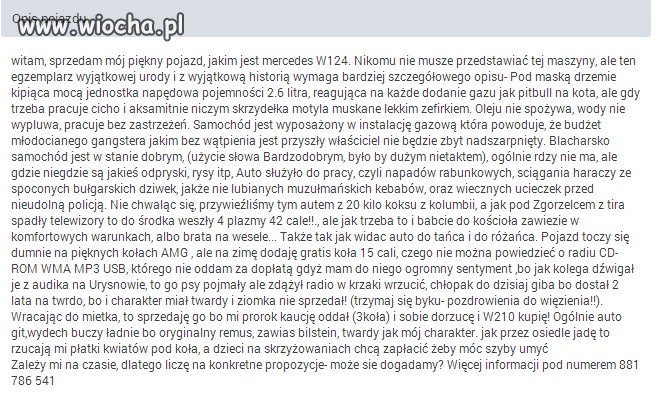 Znalezione na otomoto
