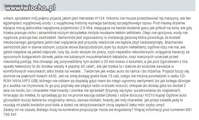 Znalezione na otomoto