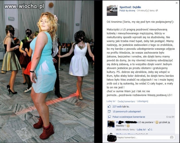 Wprosili się na studniówkę
