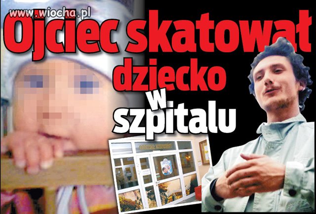 "Tatuś" katujący własne dziecko...
