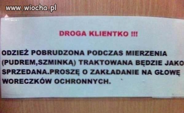 Droga klientko