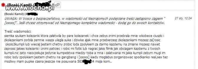 Wiadomość gg i XXI wiek