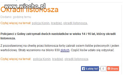 Okradli listonosza