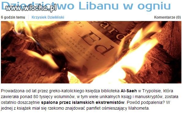 Kolejne zwycięstwo nad niewiernymi.