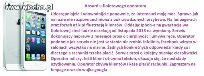 ABSURD U FIOLETOWEGO OPERATORA