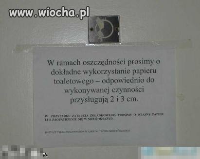 I niby 3 cm mają starczyć? 