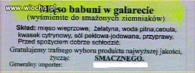 Moda na dania babuni.Albo z...