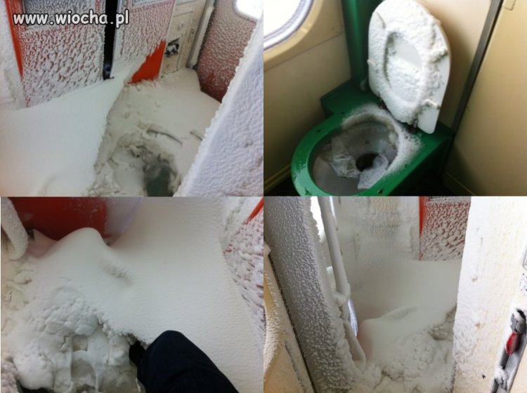 Śnieżyca w pierwszej klasie Intercity. Z takimi 