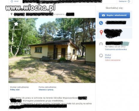Zatrudnimy Ochroniarza. Może Być Bez Nogi