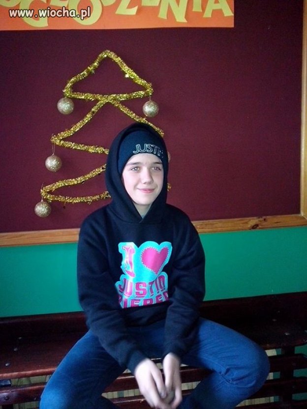 Wielki fan justina biebera