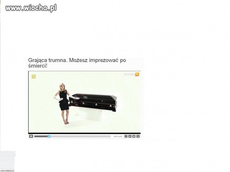 Grająca trumna