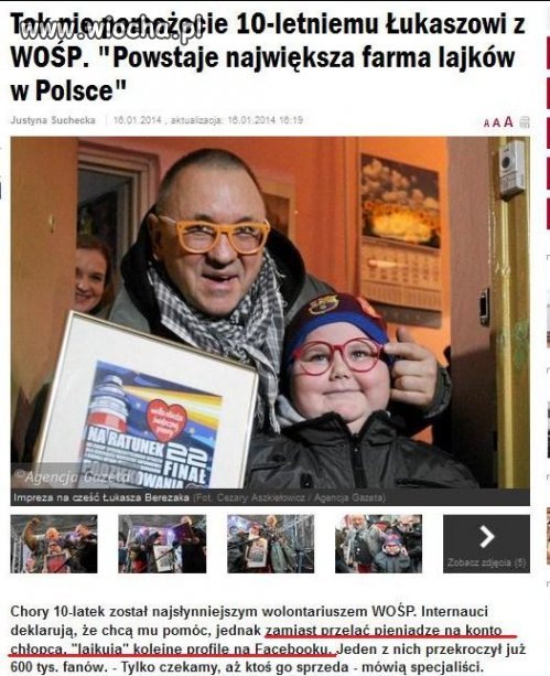 Zalajkować każdy umie 