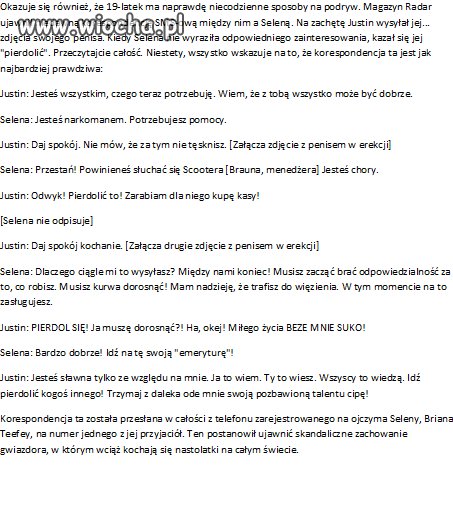 Bieber jest bardzo romantyczny...