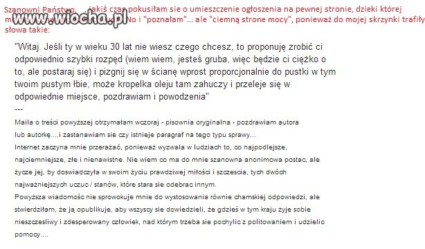 Internet, który przeraża...