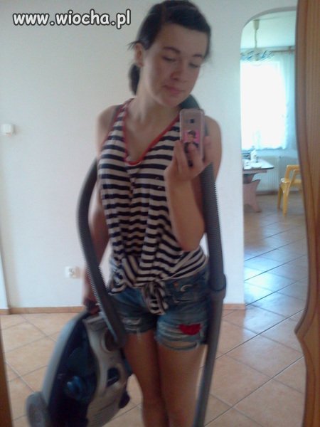 Słitka z odkurzaczem idealna na profilowe.