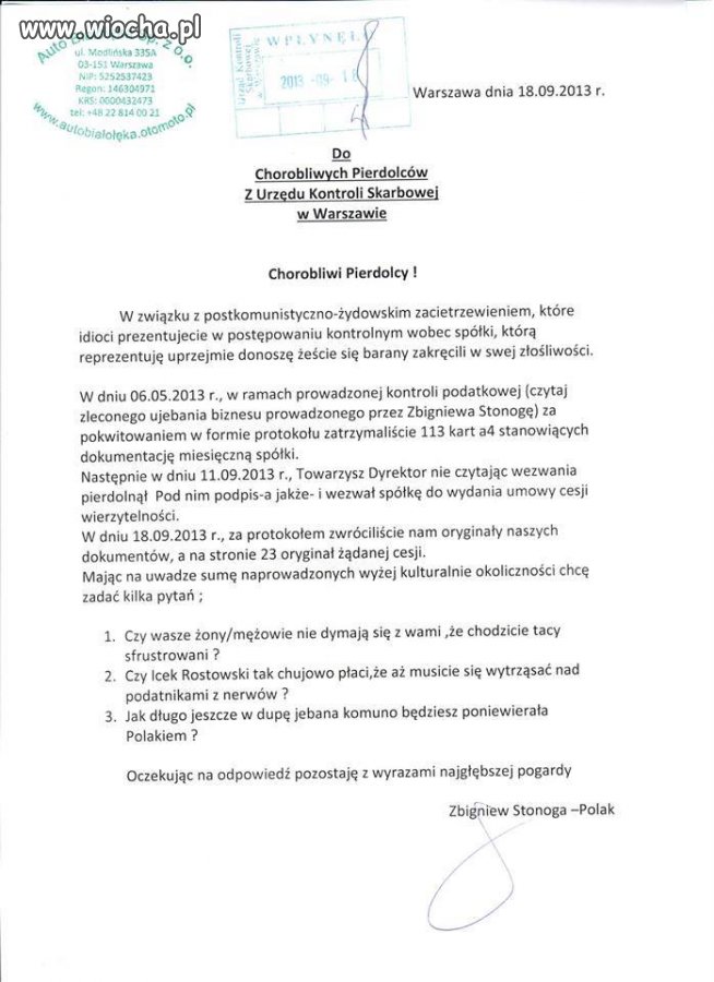 Facet mi zaimponował