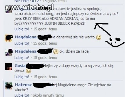 Fanka Biebera...