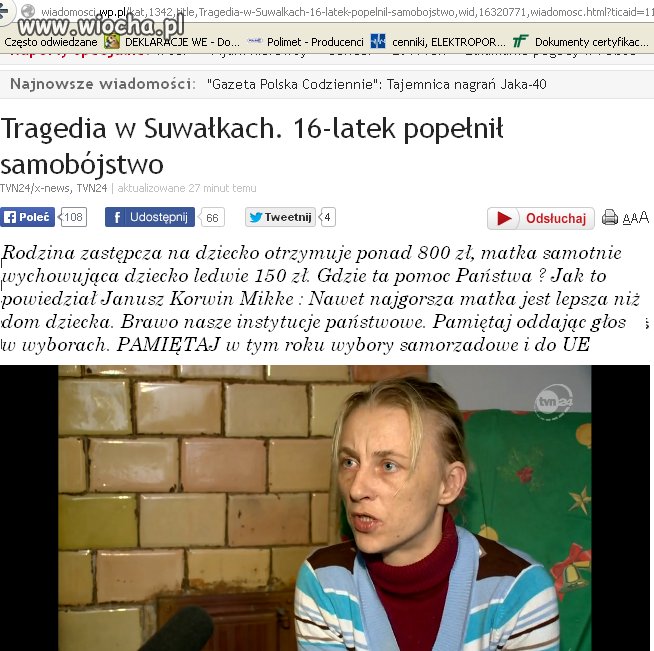 POmoc państwa ?  Na sędziego, kuratora, rodzinę z.