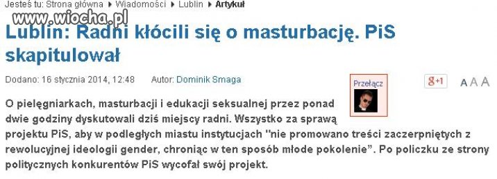 Radni Lublina zajęli się masturbacją...