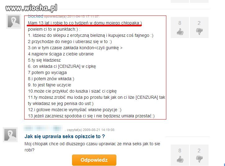 Ah te 13-latki i ich zainteresowania...