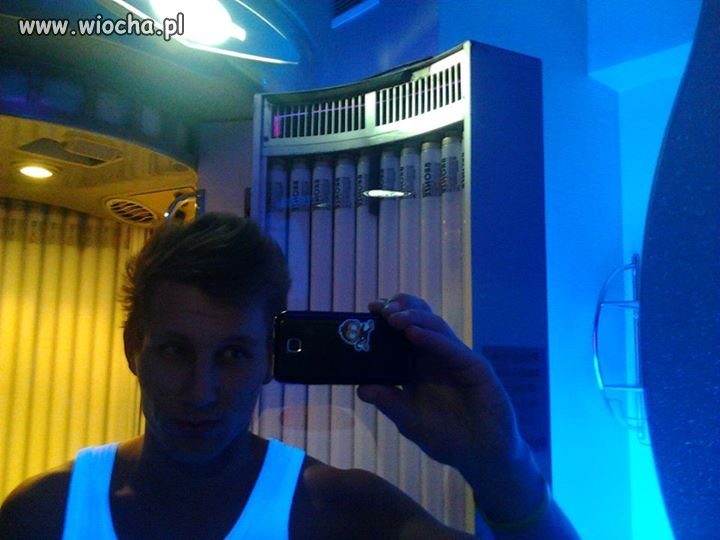 Samoj***a w solarium 