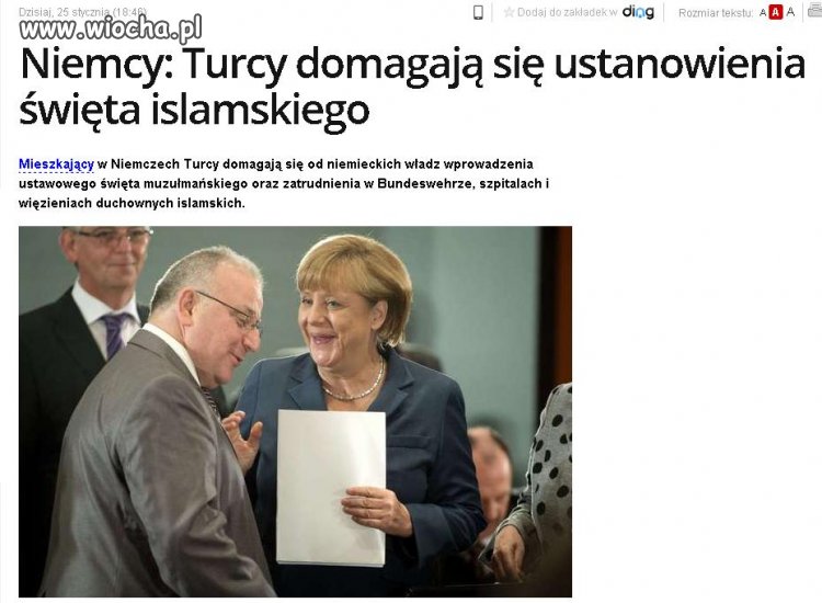 U nich Turcy a u nas Żydzi...