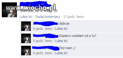 Pisze sama do siebie