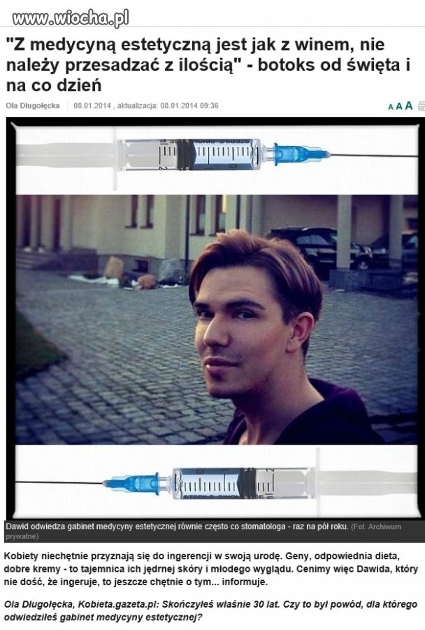 Botox- dwa razy do roku...częściej niż dentysta