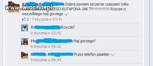 Przez telefon