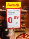 Promocja !! pączek z ceny 0,89 zł staniał na 0,89 