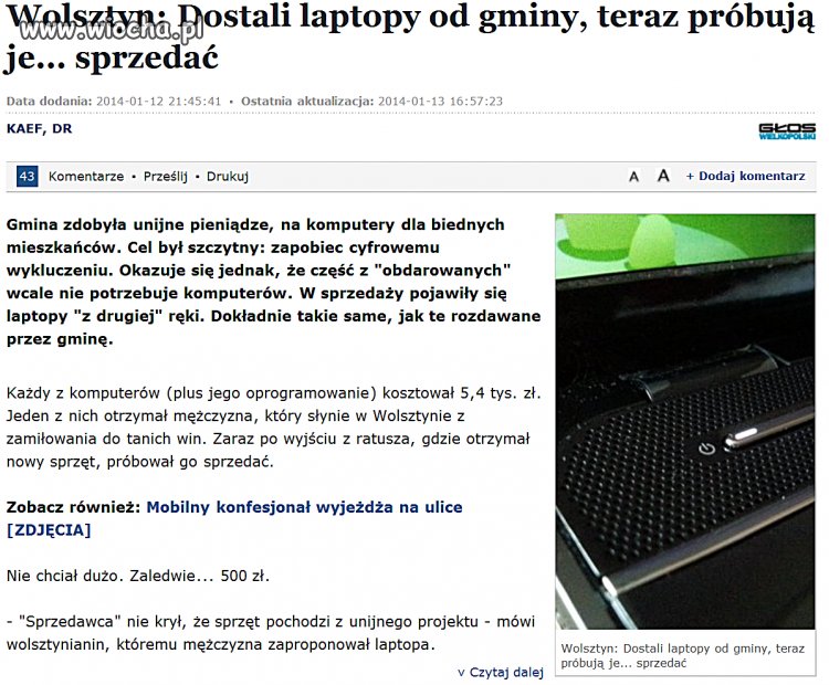 Na co laptop żulowi?Na wina!
