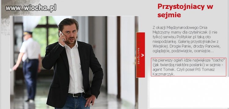 Największe "ciacho" w sejmie...