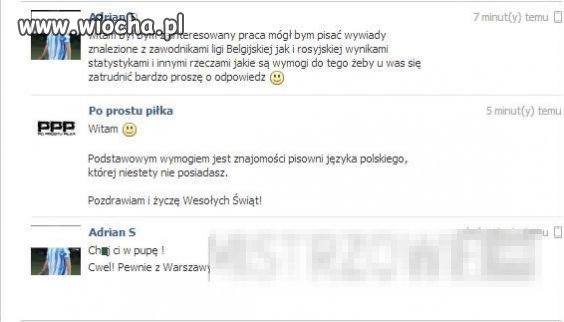 Chęć bycia adminem