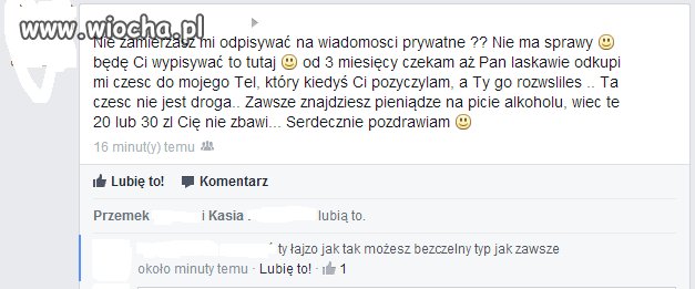 Bezczelna łajza