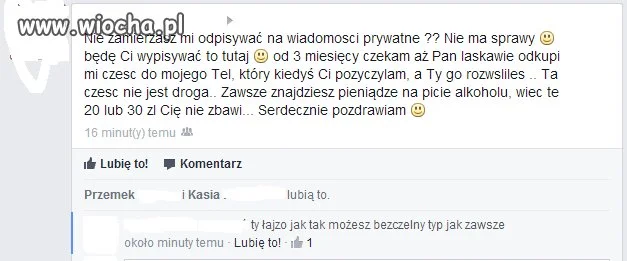 Bezczelna łajza