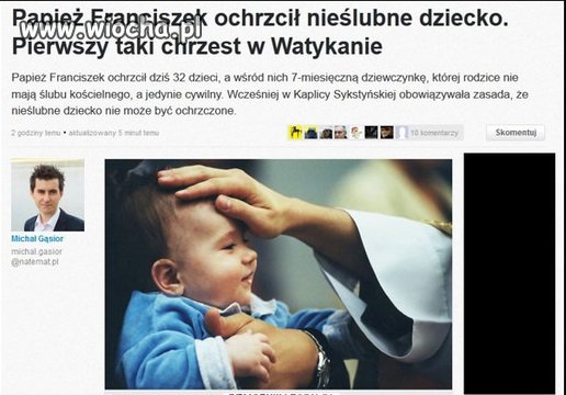 Jak się jeszcze okaże że nie wziął euro za chrzest