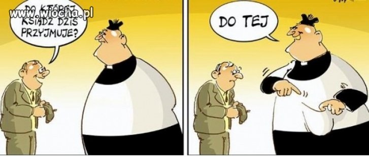 Do której ksiądz dziś przyjmuje?