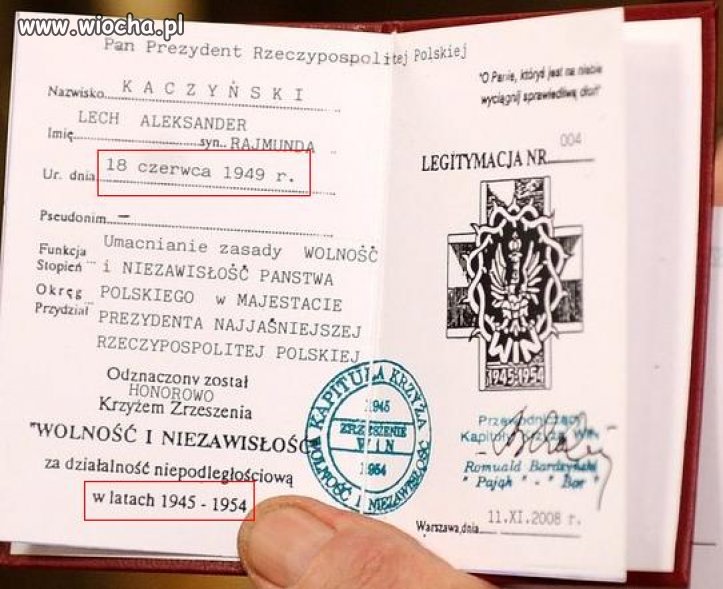 Działał 4 lata przed urodzeniem...
