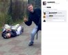 Sweet fotka z bezdomnym...
