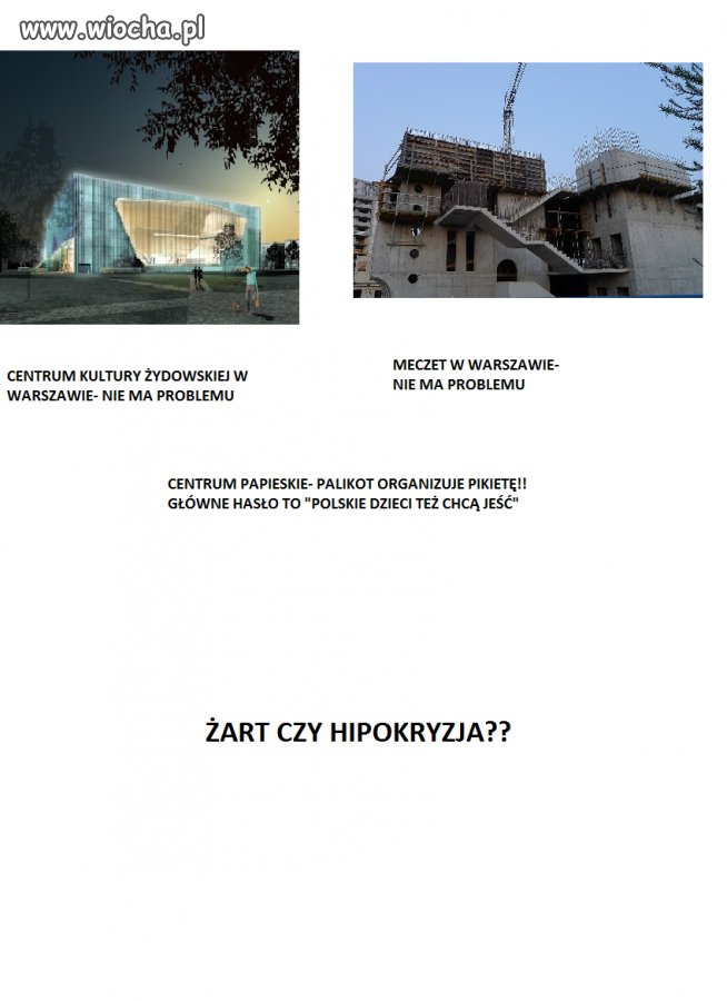 Żart czy hipokryzja