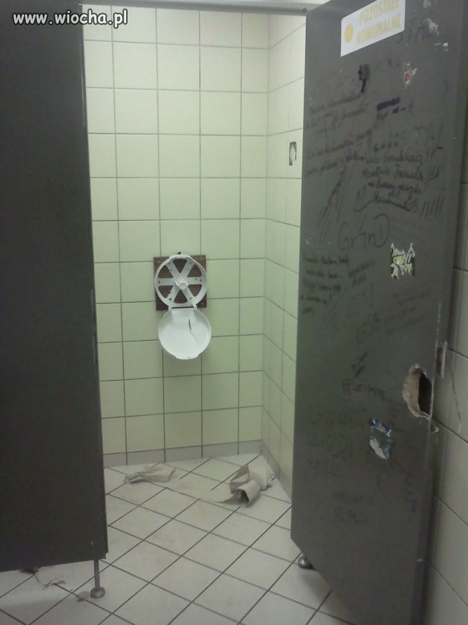 Toaleta w pewnym gorzowskim Tesco