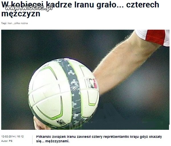 A w Polsce w reprezentacji piłkarskiej...