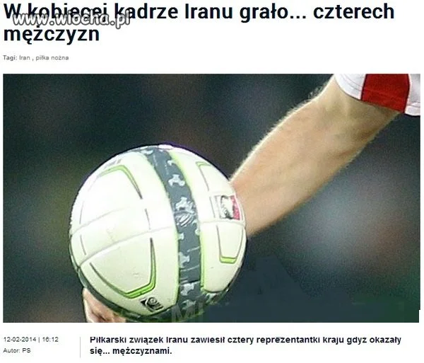 A w Polsce w reprezentacji piłkarskiej...