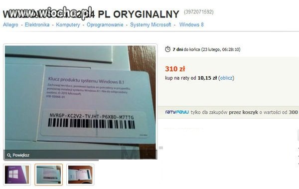 "Bardzo mądry"sprzedający...