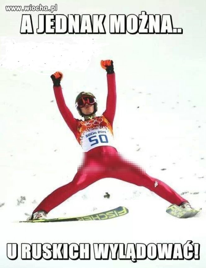Zwycięskie lądowanie.