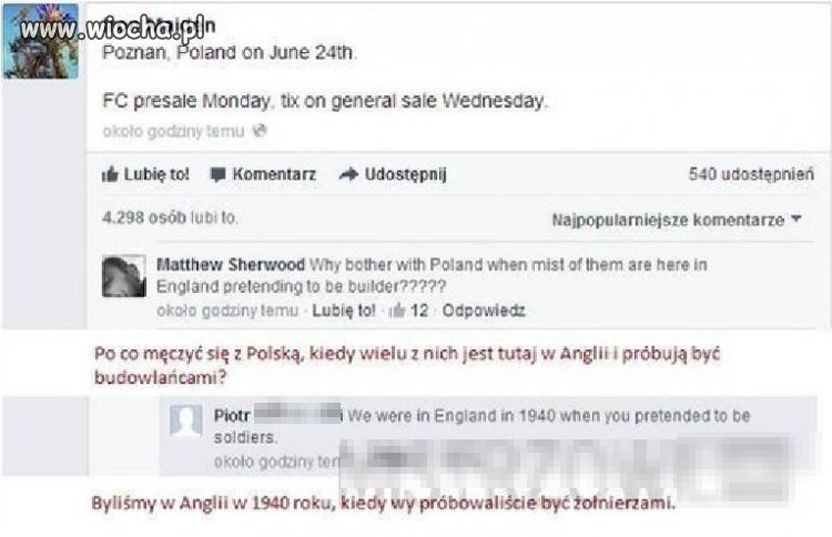 Jak zgasić brytyjskiego wieśniaka.