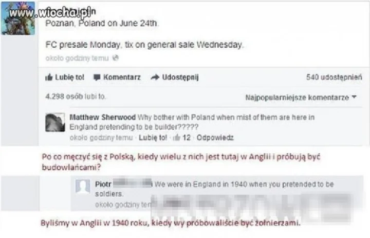 Jak zgasić brytyjskiego wieśniaka.